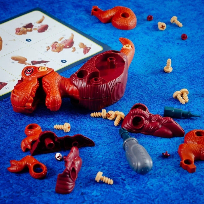 اصنع ديناصور T-Rex الذكي الخاص بك! تعلم STEM مع مجموعة بناء ممتعة للأطفال من ليشياني
