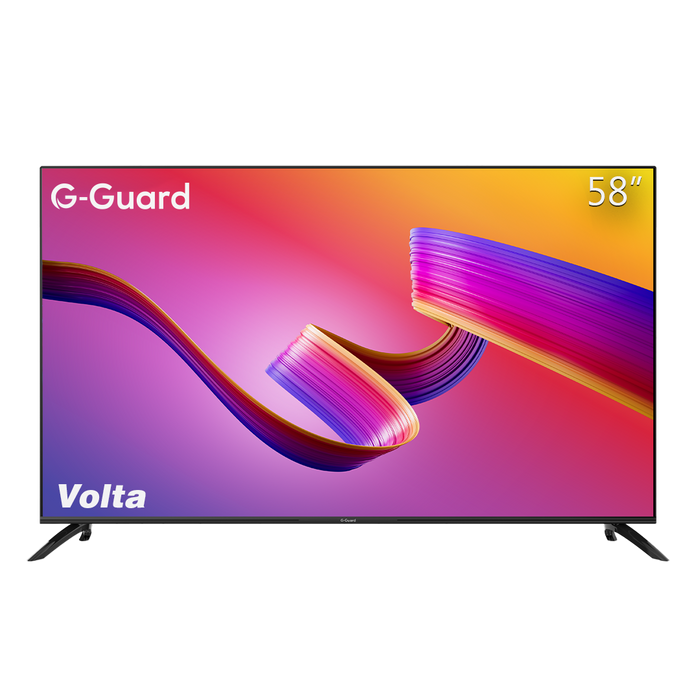 تلفزيون G-Guard Volta CG الذكي مقاس 58 بوصة UHD مع Dolby Atmos ونظام Android 11