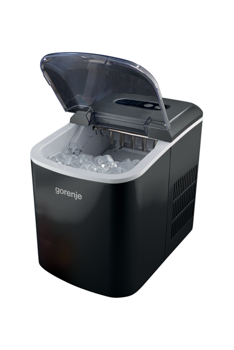 صانع الثلج Gorenje 120 واط مع إنتاج 12 كغ يومياً وحجمين للثلج وخزان 2.2 لتر