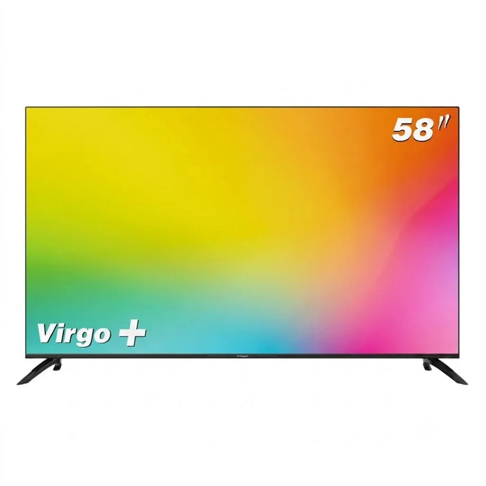 تلفزيون فيرغو+ من جي-جارد، مقاس 58 بوصة، بدقة 4K UHD فائقة الوضوح، ويعمل بنظام Google TV.