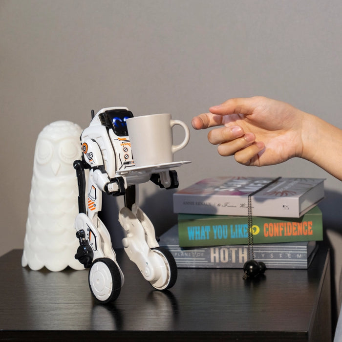 روبوت قابل للبرمجة Robo Up مع 4 ألعاب مدمجة ووحدة تحكم للتحكم الذكي من سيلفرليت
