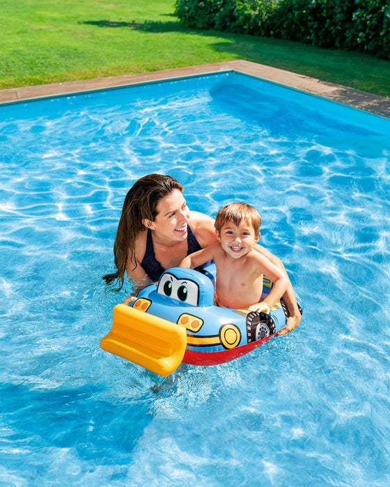 عجل سباحة بيبي بشكل سيارة قابل للنفخ من انتكس ١-٢ سنوات