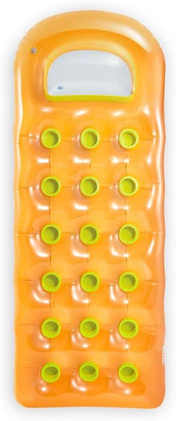 18-Pocket Clear Window Inflatable Swimming Pool Mattress 1.88mx71cm 18-Pocket Clear Window Inflatable Swimming Pool Mattress 1.88mx71cm