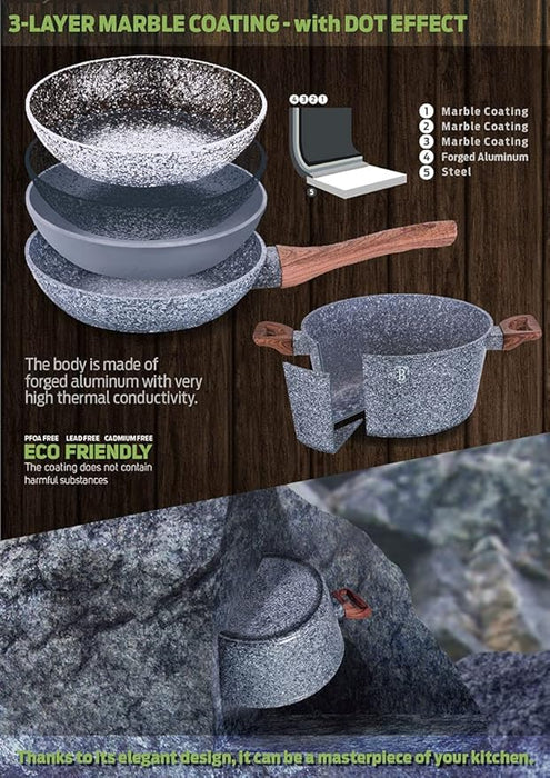 طقم طناجر  5 قطع من Berlinger Haus - فورست لاين