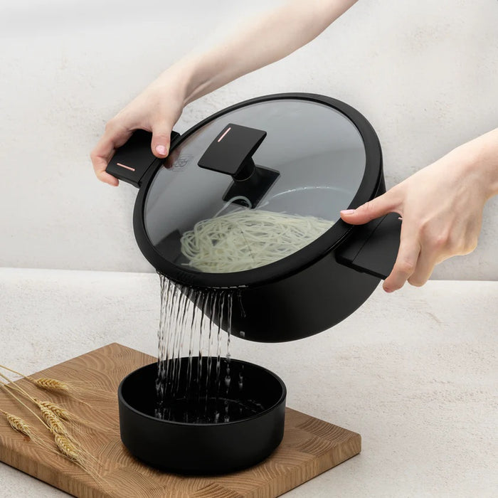 طقم طناجر 10 قطع من  Berlinger Haus - أسود