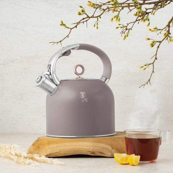 سخان ماء 3 لتر من Berlinger Haus - تصميم ستانلس ستيل مقاوم للصدأ والبقع