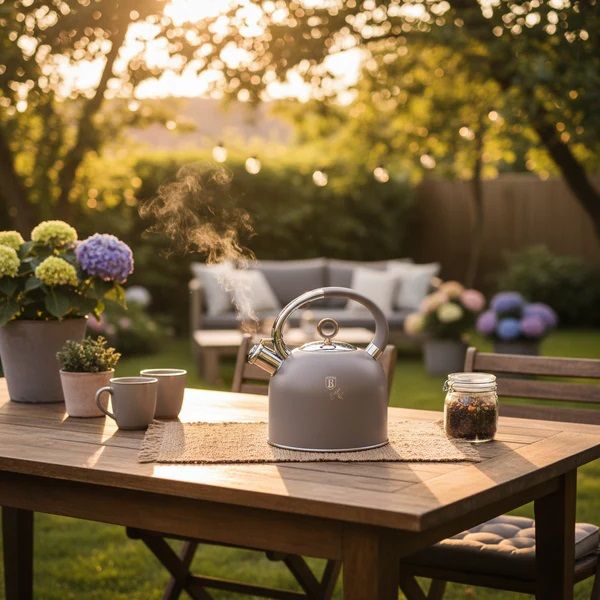 سخان ماء 3 لتر من Berlinger Haus - تصميم ستانلس ستيل مقاوم للصدأ والبقع