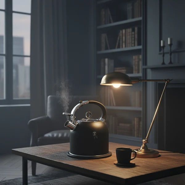 سخان ماء 3 لتر من Berlinger Haus - تصميم ستانلس ستيل مقاوم للصدأ والبقع