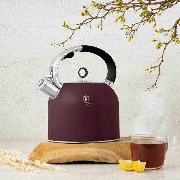 سخان ماء 3 لتر من Berlinger Haus - تصميم ستانلس ستيل مقاوم للصدأ والبقع