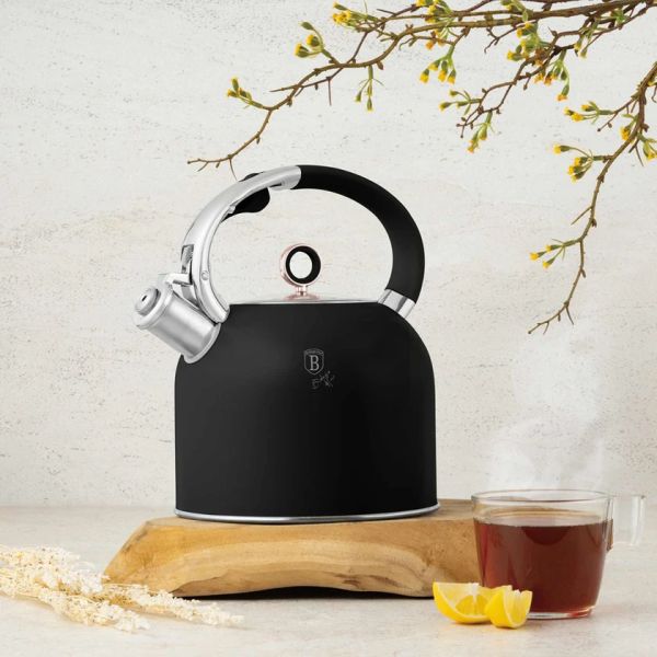 سخان ماء 3 لتر من Berlinger Haus - تصميم ستانلس ستيل مقاوم للصدأ والبقع