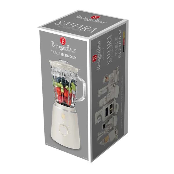 خلاط 1000 واط من Berlinger Haus - صحارى بسعة 1.5 لتر وتصميم عصري