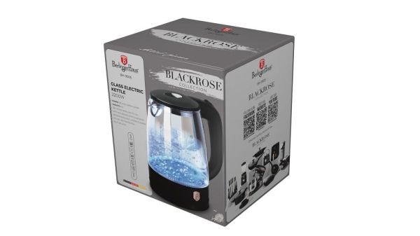 سخان ماء كهرباء 1.7 لتر من Berlinger Haus - تصميم أنيق وسهل الاستخدام