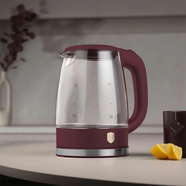 سخان ماء كهرباء 1.7 لتر من Berlinger Haus - تصميم أنيق وسهل الاستخدام