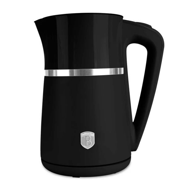 سخان ماء كهرباء 1.7 لتر من Berlinger Haus - مات بلاك مع تسخين سريع وآمن