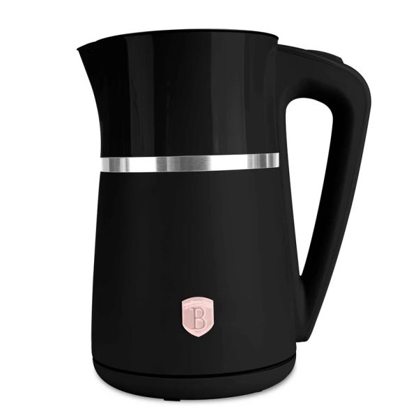 سخان ماء كهرباء 1.7 لتر من Berlinger Haus - مات بلاك مع تسخين سريع وآمن