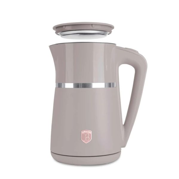 سخان ماء كهرباء 1.7 لتر من Berlinger Haus - مات بلاك مع تسخين سريع وآمن