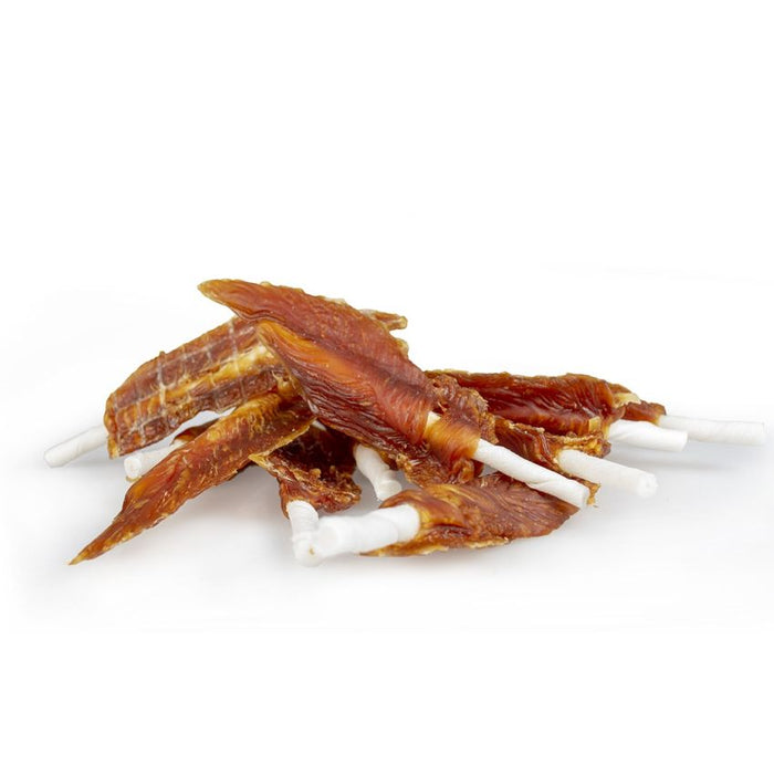 مصاصات دجاج (400 جرام) ملفوفة بجلد البقر لفيليه الدجاج من Duvo.