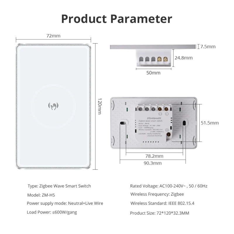 zigbee wave smart switch zigbee wave smart switch
