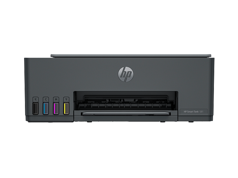 طابعة HP سمارت تانك 581 AIO بجودة طباعة عالية وخزان حبر كبير للاستخدام المنزلي والمكتبي