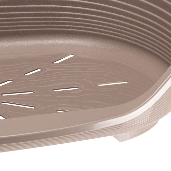 سرير بلاستيكي أزرق مقاس 4 للكلاب من Ferplast