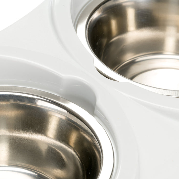 مغذاية مزدوجة للكلاب مقاس 01 من Ferplast