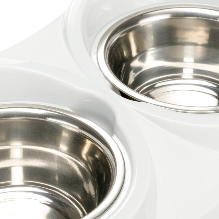 مغذاية مزدوجة للكلاب مقاس 01 من Ferplast