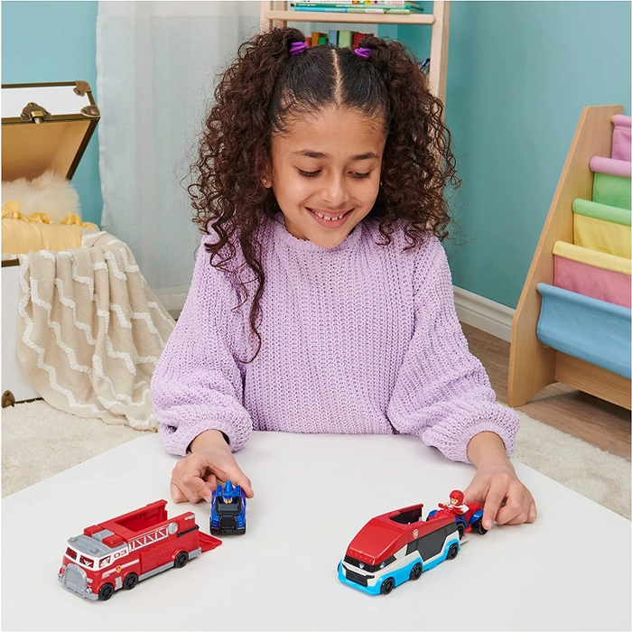 مركبة فريق PAW Patrol المصنوعة من المعدن مع سيارة رايدر ATV - طول 12.7 سم من سبين ماستر