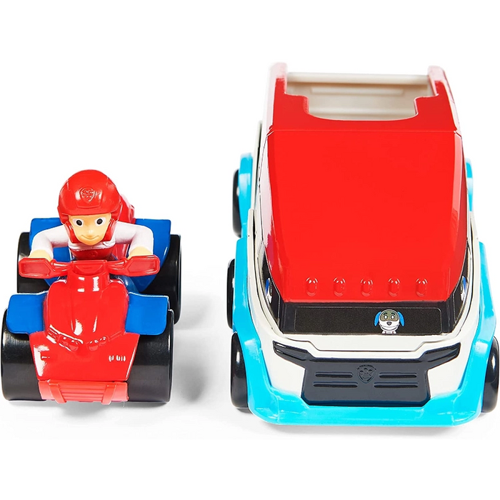 مركبة فريق PAW Patrol المصنوعة من المعدن مع سيارة رايدر ATV - طول 12.7 سم من سبين ماستر