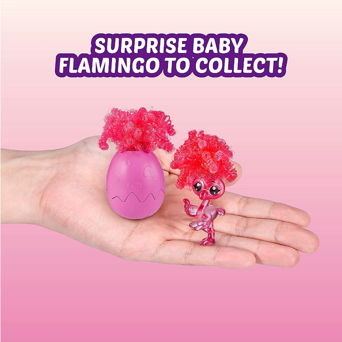 فرانكي الفلامنغو المرح بيتس ألايف مع بيضة قابلة لإعادة الاستخدام ومواضيع دبكة ممتعة. من زورو