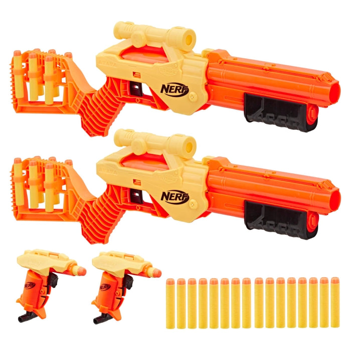 عبوة متعددة Nerf Alpha Strike Lynx SD-1 و Stinger SD-1 - 30 قطعة، سهلة الاستخدام ومناسبة للمبتدئين. من هاسبرو