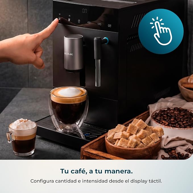 ماكينة قهوة إسبرسو أوتوماتيكية كريمايت كومباكت (Cremmaet Compact) بضغط 19 بار من Cecotec