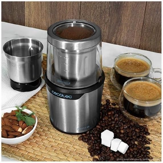 مطحنة القهوة والتوابل تيتان ميل 300 (TitanMill 300 DuoClean) بقدرة 300 واط وسعة 90 جرام من Cecotec