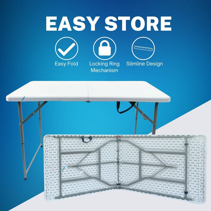 طاولة بلاستيكية قابلة للطي Adjustable 4 أقدام مناسبة للاستخدام الخارجي
