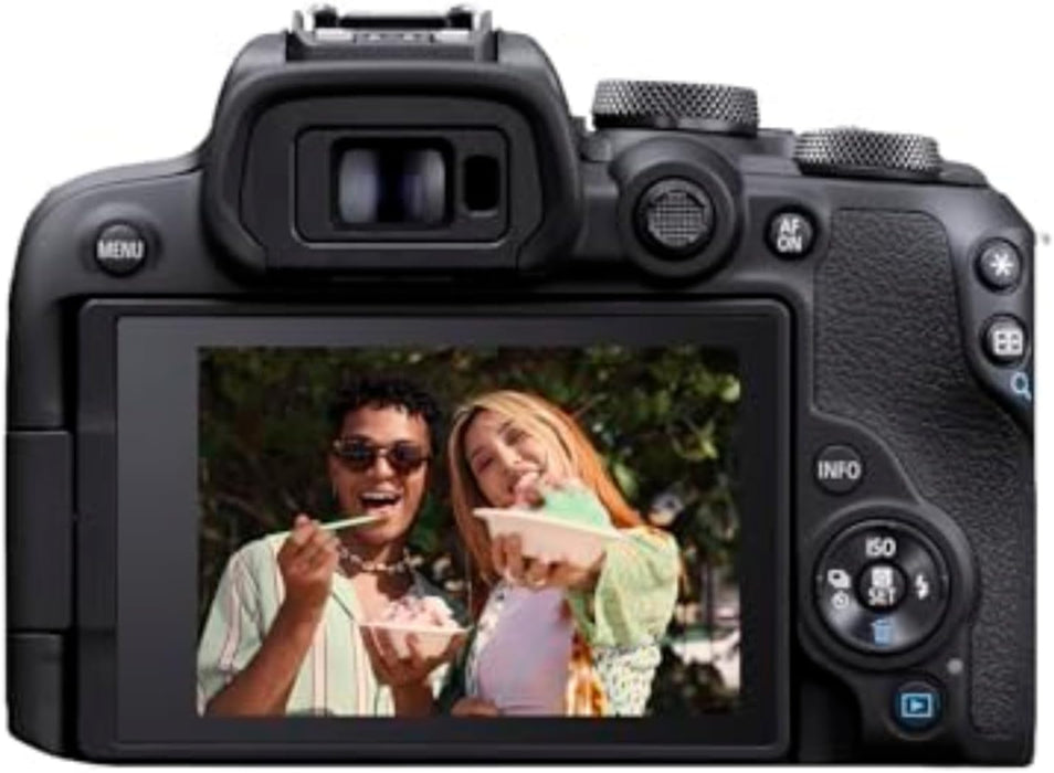 كاميرا كانون EOS R10 بدقة 24.2 ميجابكسل وعدسة RF-S 18-45MM مع تقنية التركيز الذكي