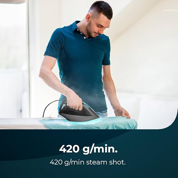 محطة مكواة بخار آيرون هيرو 3200 (IronHero 3200) بقدرة 3200 واط وضغط 8 بار من Cecotec