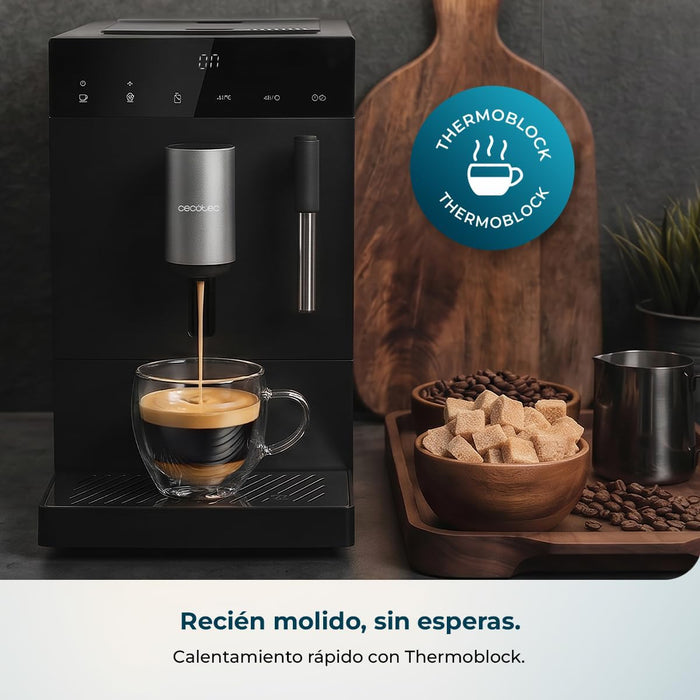 ماكينة قهوة إسبرسو أوتوماتيكية كريمايت كومباكت (Cremmaet Compact) بضغط 19 بار من Cecotec