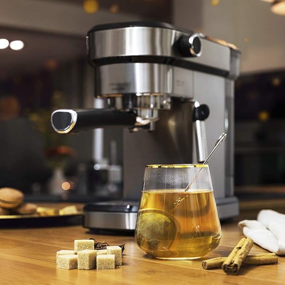 ماكينة قهوة إسبرسو كافيليزيا 790 ستيل (Cafelizzia 790 Steel) بقدرة 1350 واط وضغط 20 بار من Cecotec