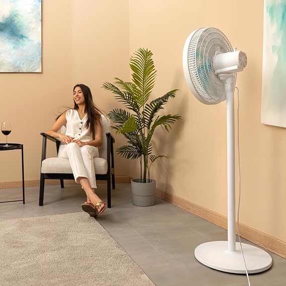مروحة متعددة الاستخدامات إنيرجي سايلنس 550 (EnergySilence 550) بقدرة 60 واط وتأرجح 80° من Cecotec