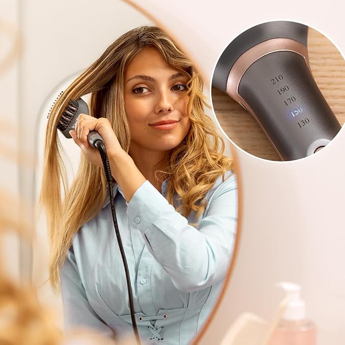 فرشاة فرد الشعر السيراميكية إنستانت كير (InstantCare SquareBrush) بقدرة 50 واط من Cecotec