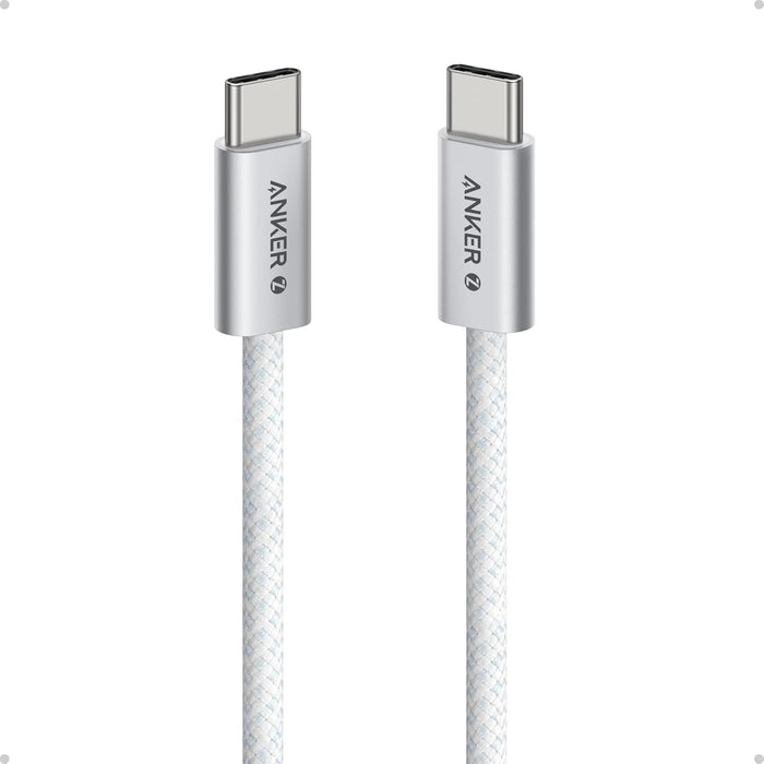 كابل USB-C إلى USB-C 240W مضفر بسماكة 5.8mm للشحن السريع من Anker