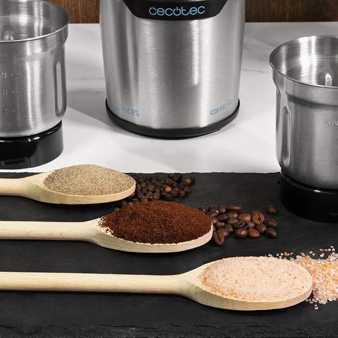 مطحنة القهوة والتوابل تيتان ميل 300 (TitanMill 300 DuoClean) بقدرة 300 واط وسعة 90 جرام من Cecotec