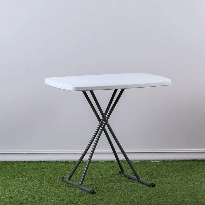 طاولة قابلة للطي في الهواء الطلق 76x50 سم قابلة للتعديل - تصميم مدمج ومدمج