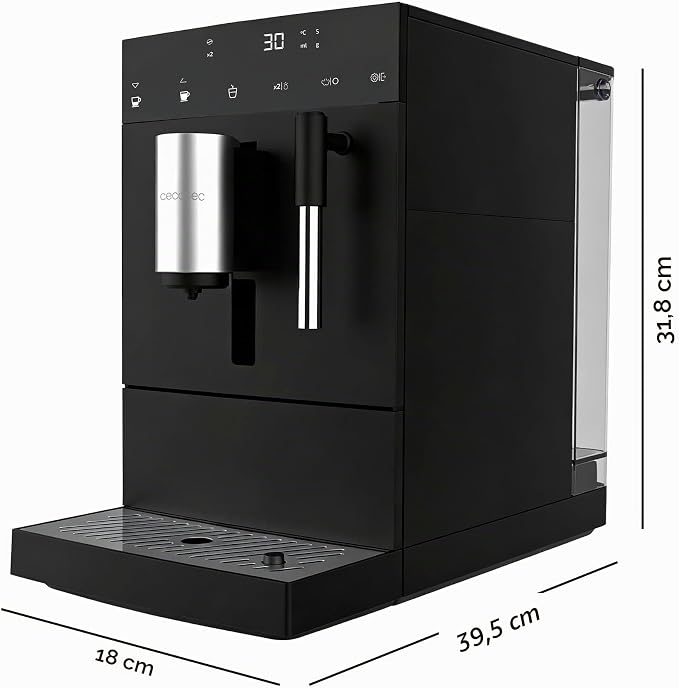 ماكينة قهوة إسبرسو أوتوماتيكية كريمايت كومباكت (Cremmaet Compact) بضغط 19 بار من Cecotec