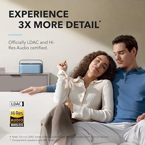 سماعة A3130011 Soundcore Motion X600 أسود بقوة 50W وصوت مجسّم من Anker