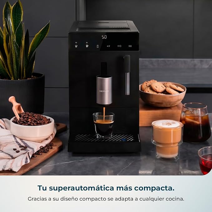 ماكينة قهوة إسبرسو أوتوماتيكية كريمايت كومباكت (Cremmaet Compact) بضغط 19 بار من Cecotec