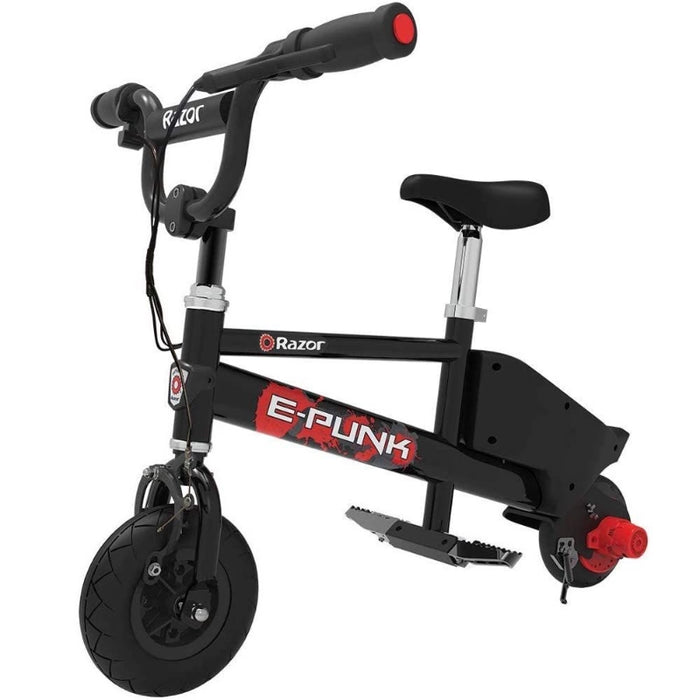 دراجة E-Punk الكهربائية بتصميم BMX وقوة Razor مع مقعد مريح قابل للتعديل من ريزر