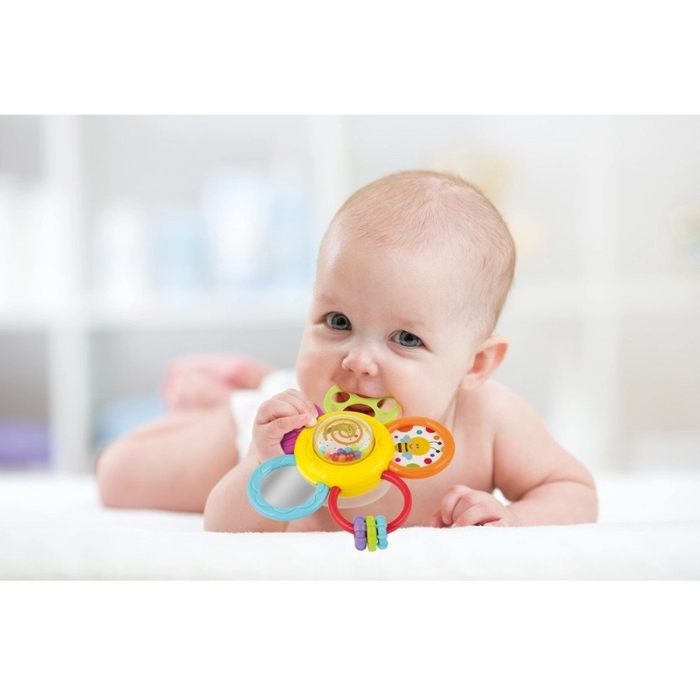 Daisy Spin Rattle 'N Teether