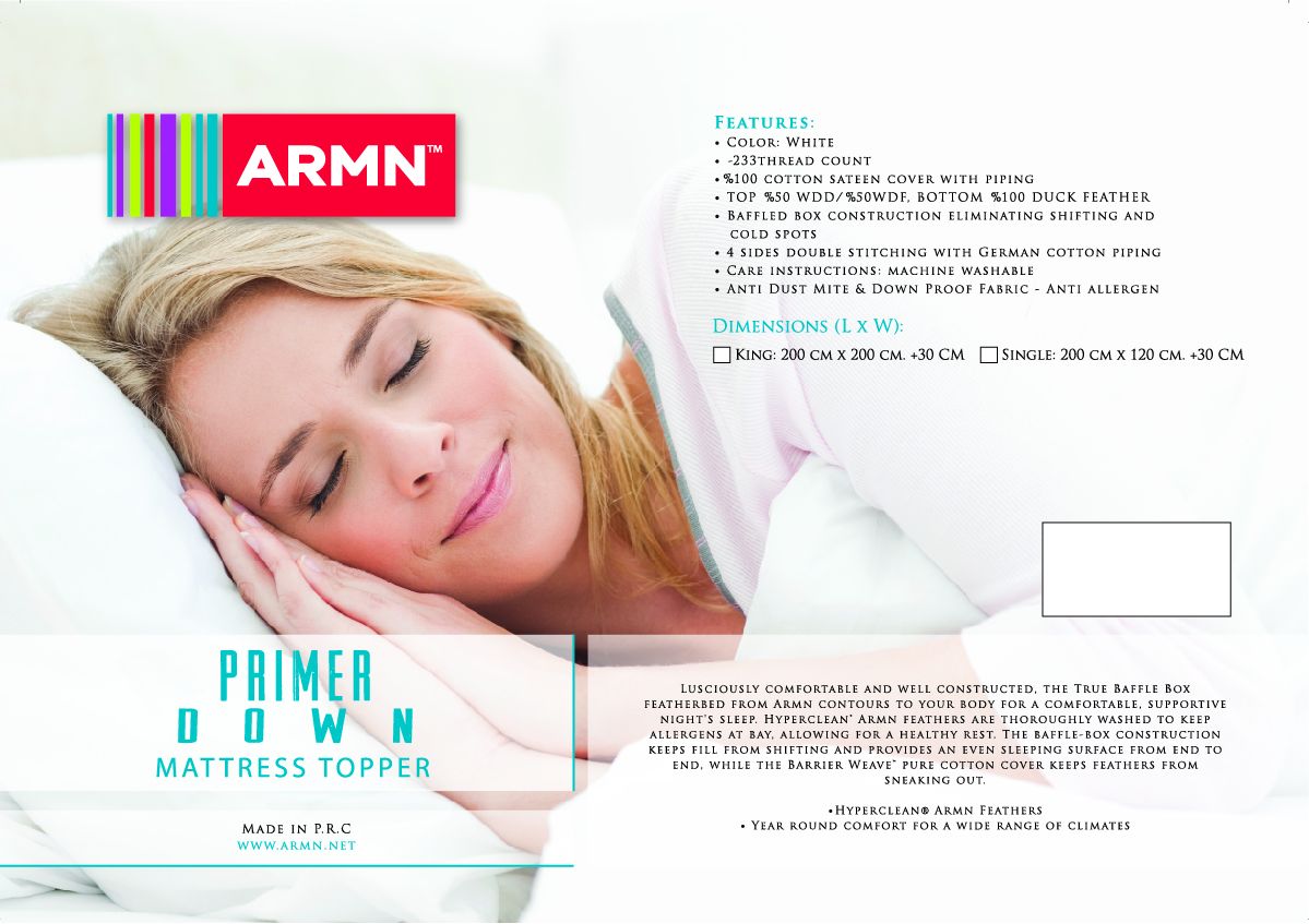 لبادة لحماية المرتبة مجوز كبير من ARMN Primer Down لبادة لحماية المرتبة مجوز كبير من ARMN Primer Down