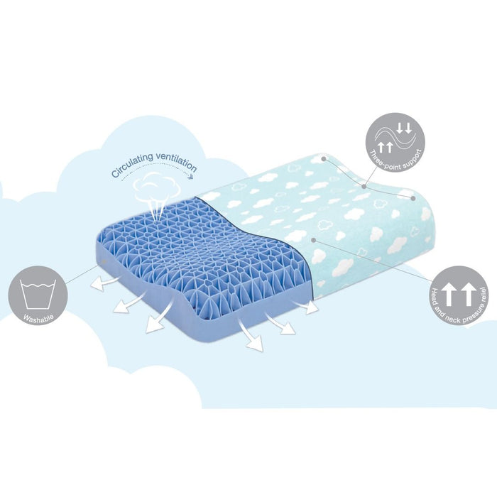 وسادة أطفال سيليكون عمر (6-13) سنة من ARMN Pedic - أزرق