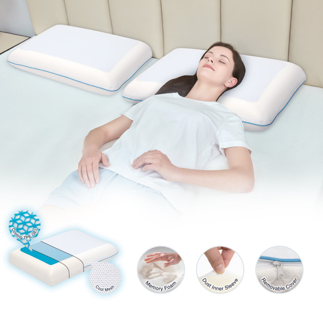 وسادة ميموري فوم جيل تبريد من ARMN Pedic وسادة ميموري فوم جيل تبريد من ARMN Pedic